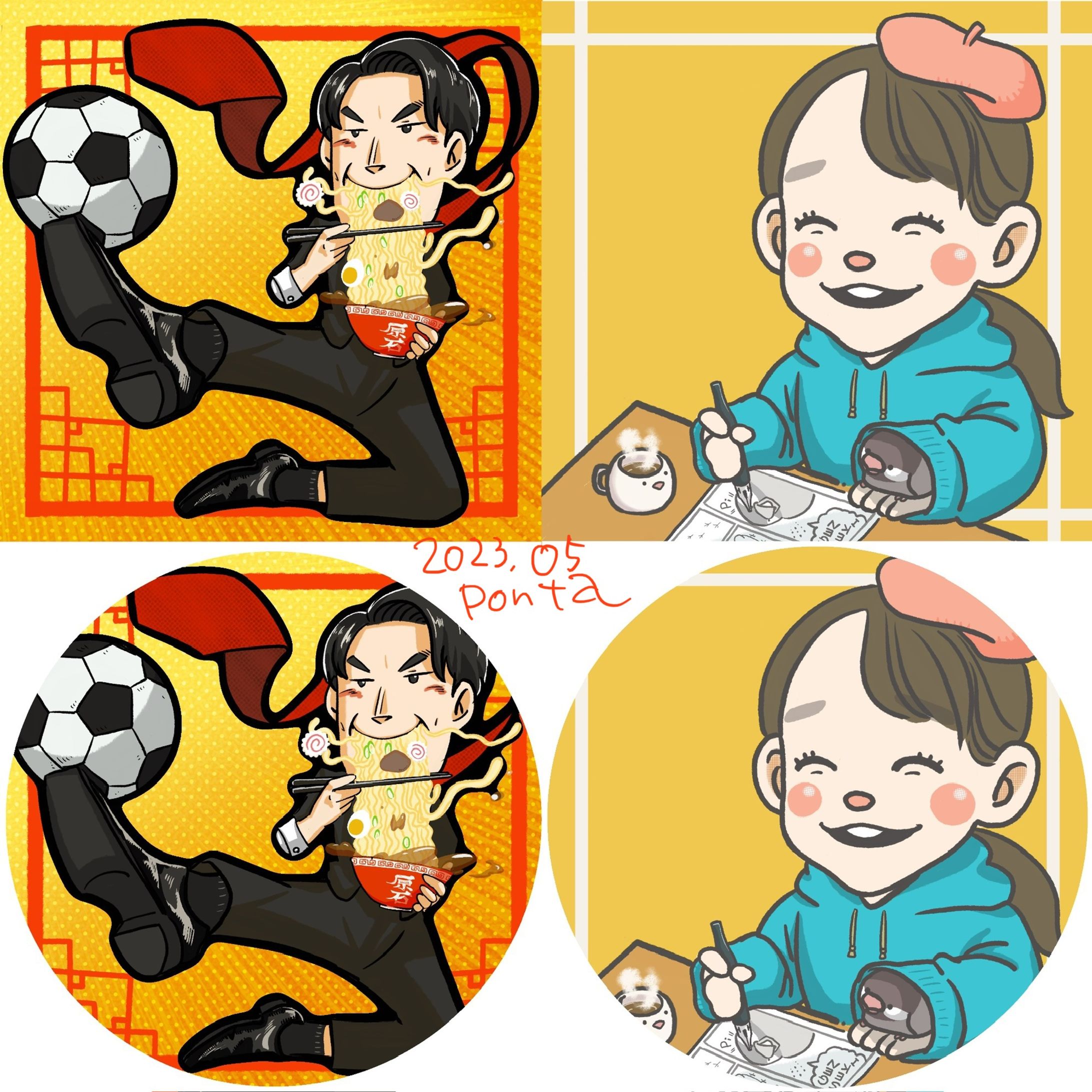 似顔絵アイコン-1