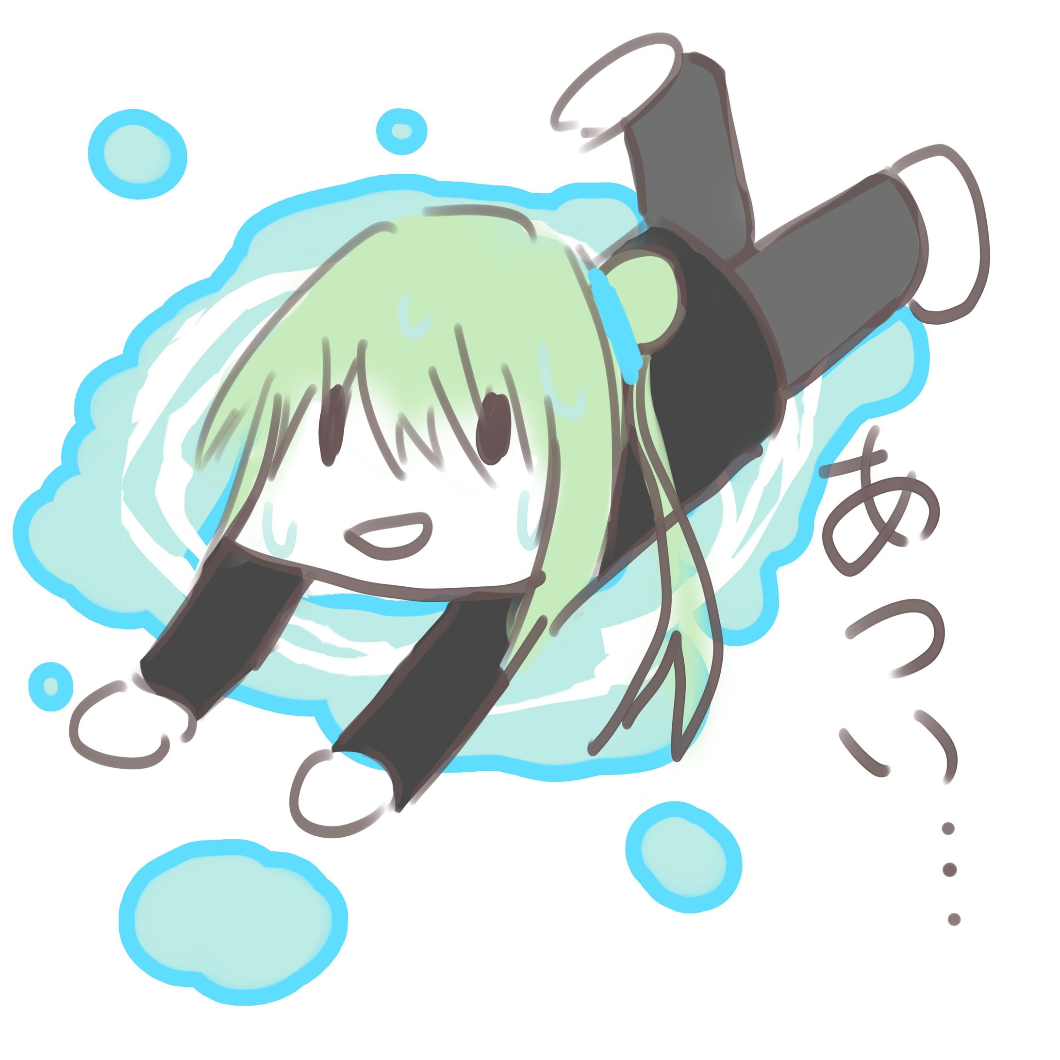 【ラクガキ】あつい夏の日-1