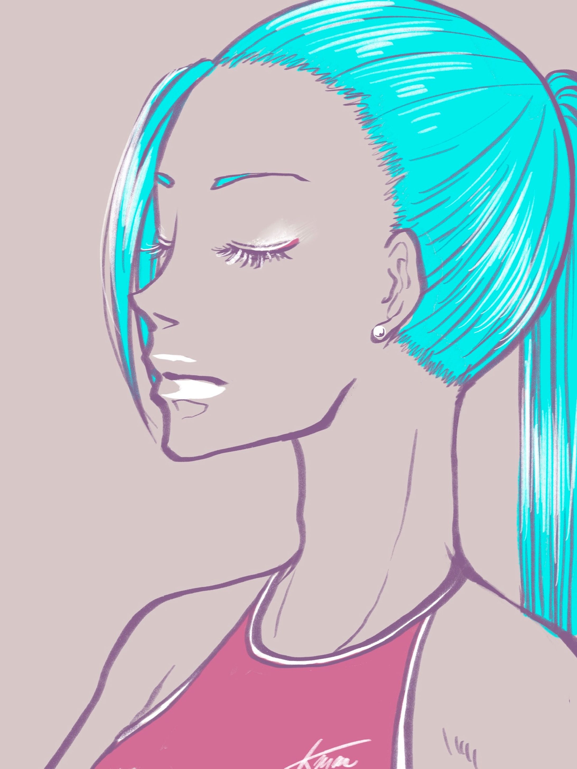 女性イラスト「6.SPIRIT(精神)」-1