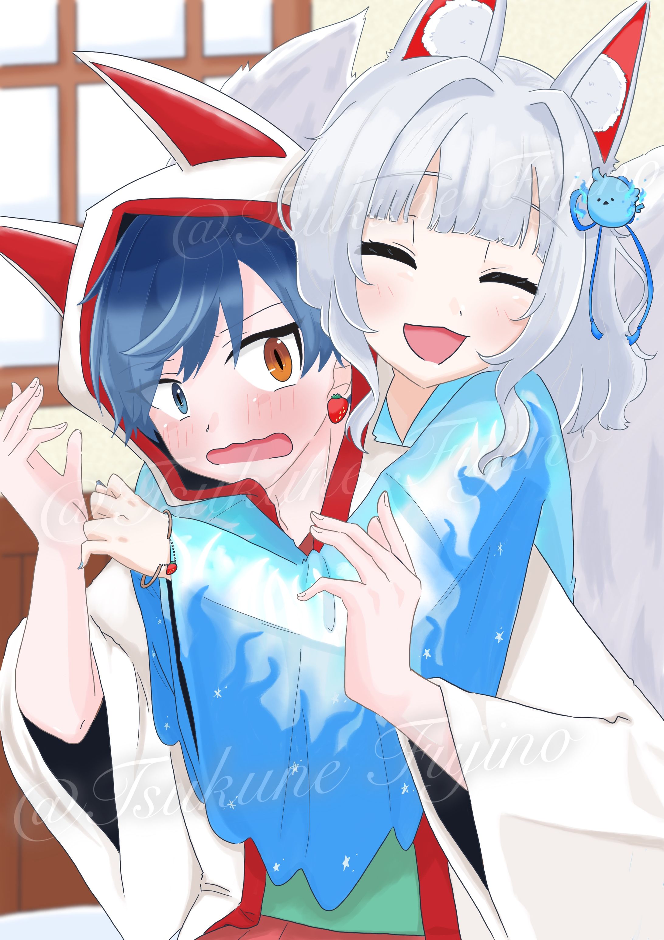 【1枚絵】星成ミンス様×野崎いちご様-1