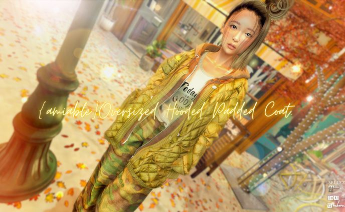 {amiable}Oversized Hooded Padded Coat＠the Anthology(50%OFF SALE).