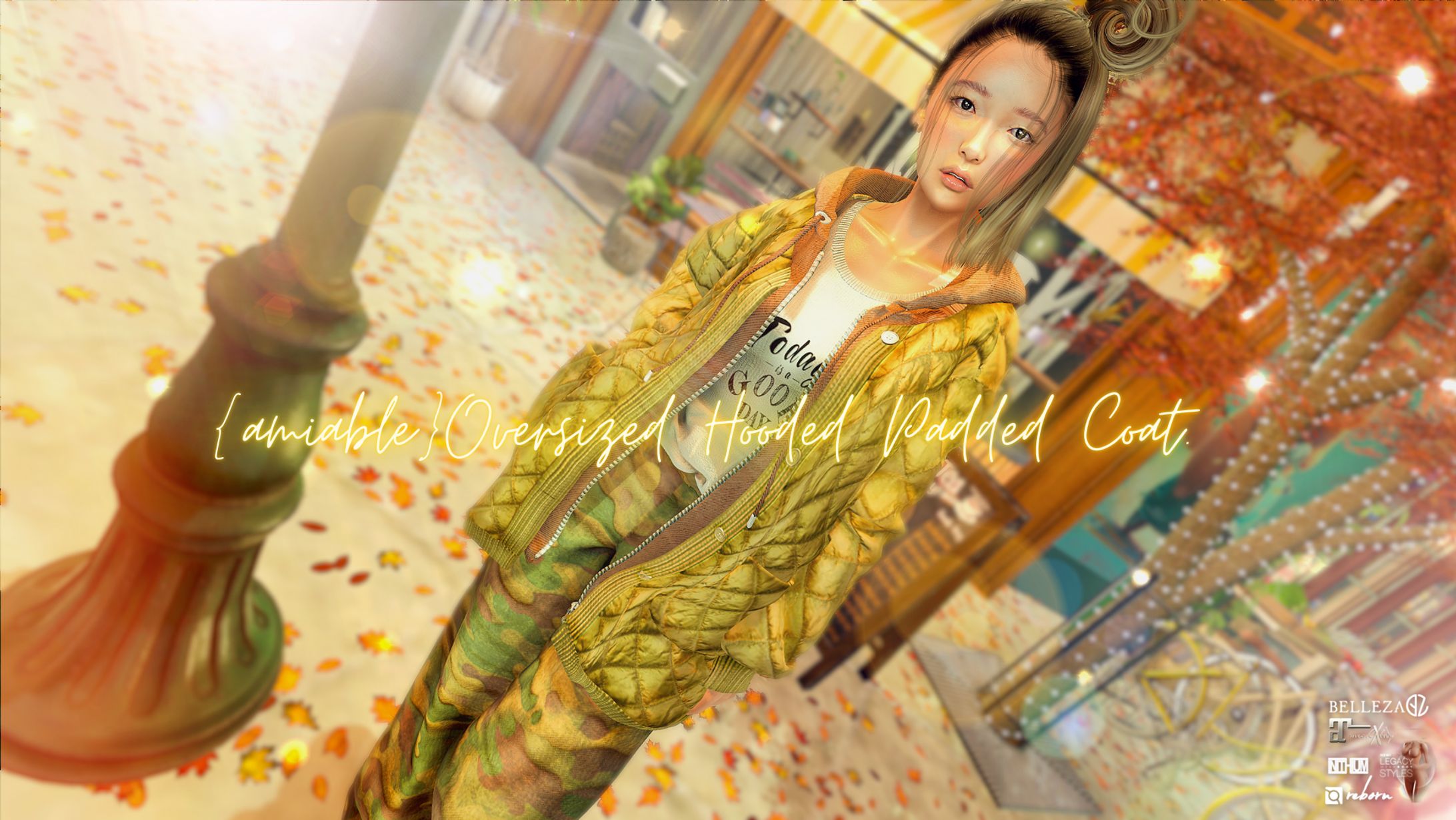 {amiable}Oversized Hooded Padded Coat＠the Anthology(50%OFF SALE).-1