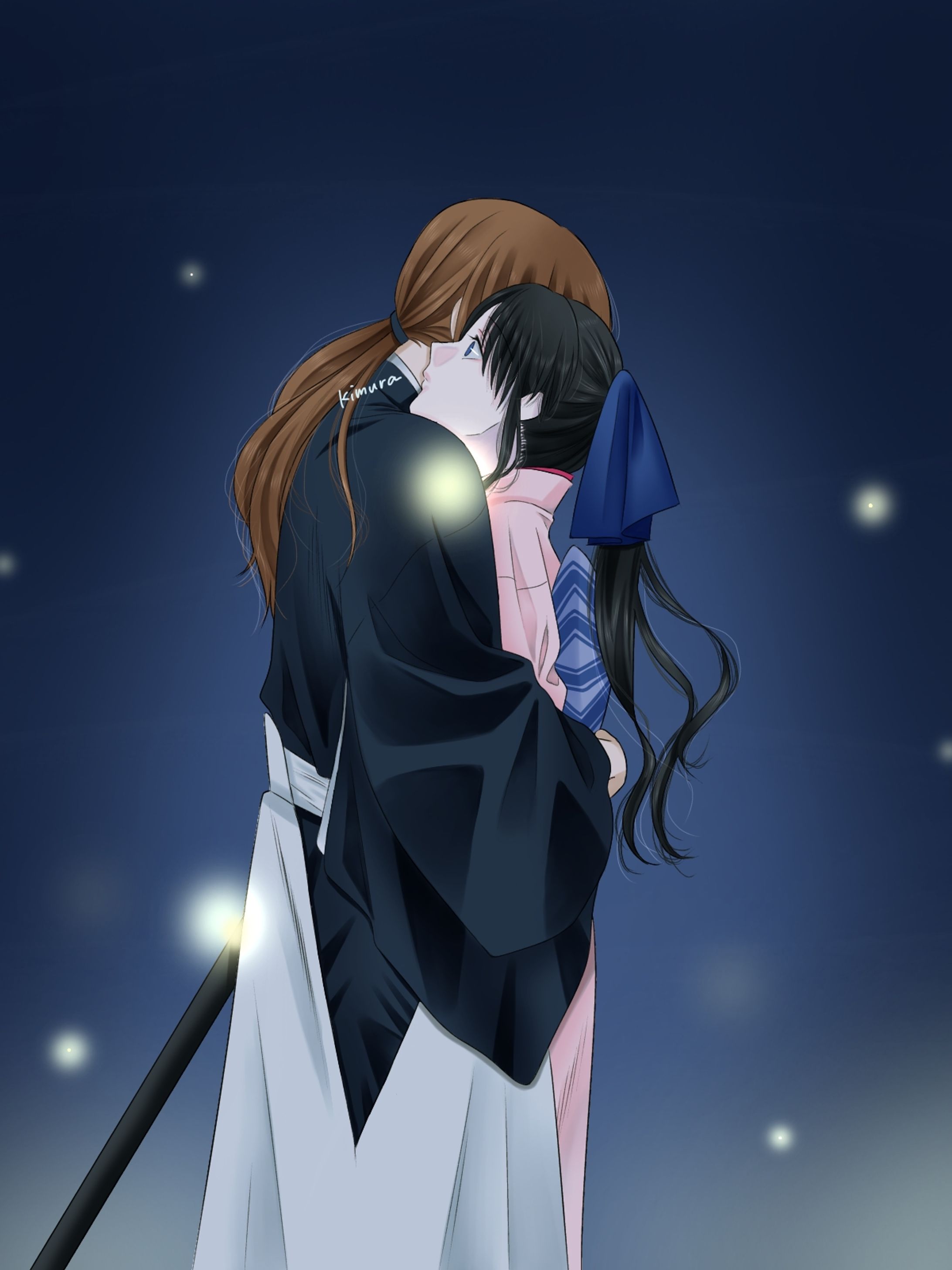 緋村剣心、神谷薫（るろうに剣心）-1