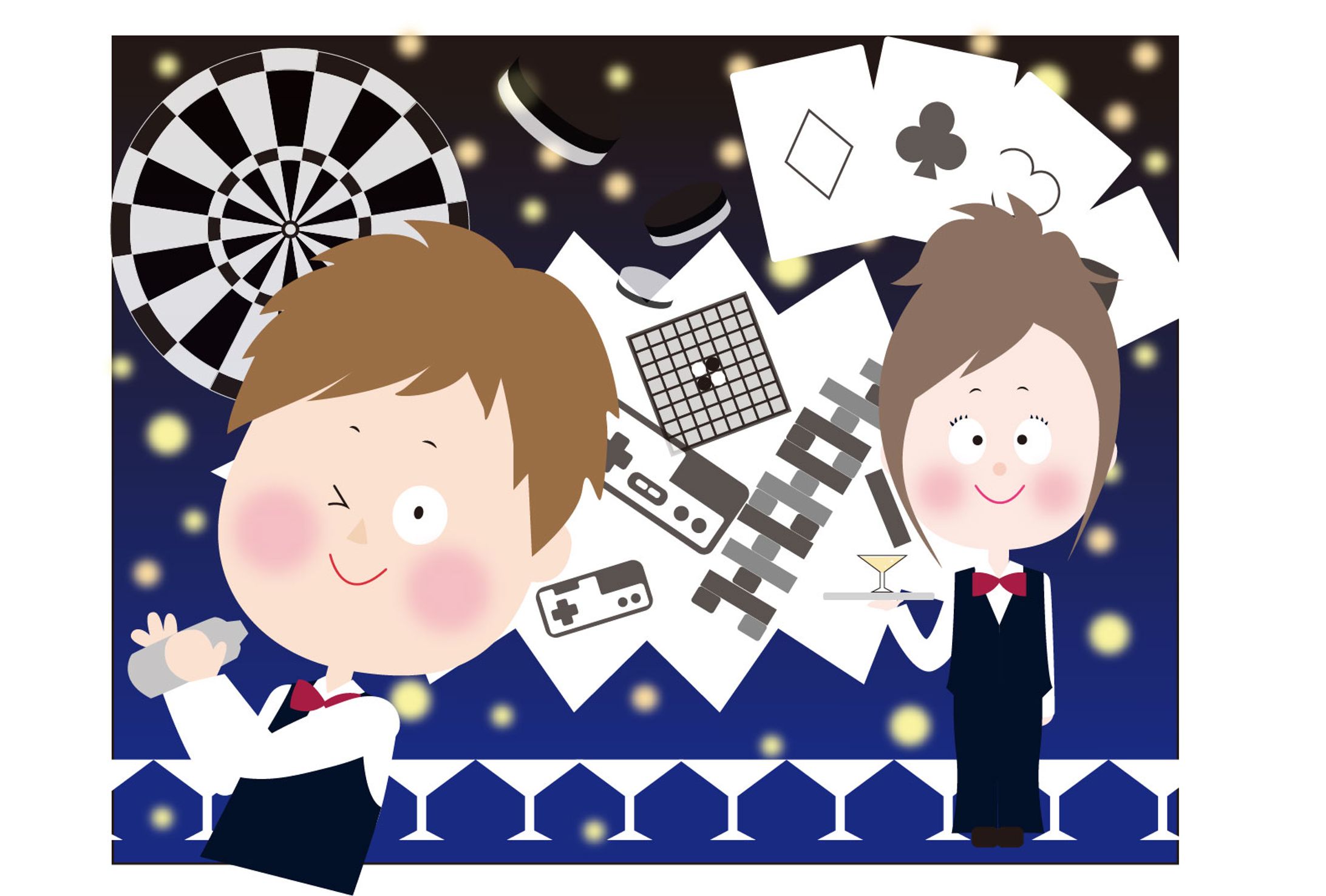 ⭐︎ゲームバーイラスト⭐︎-1