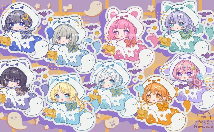 おばけ量産 ＳＤイラスト【量産】