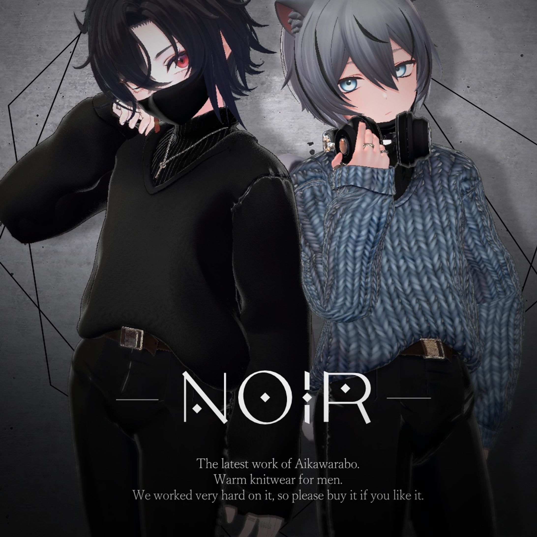 🌸モデル制作/-NoirKnit-　ノワールニット-1
