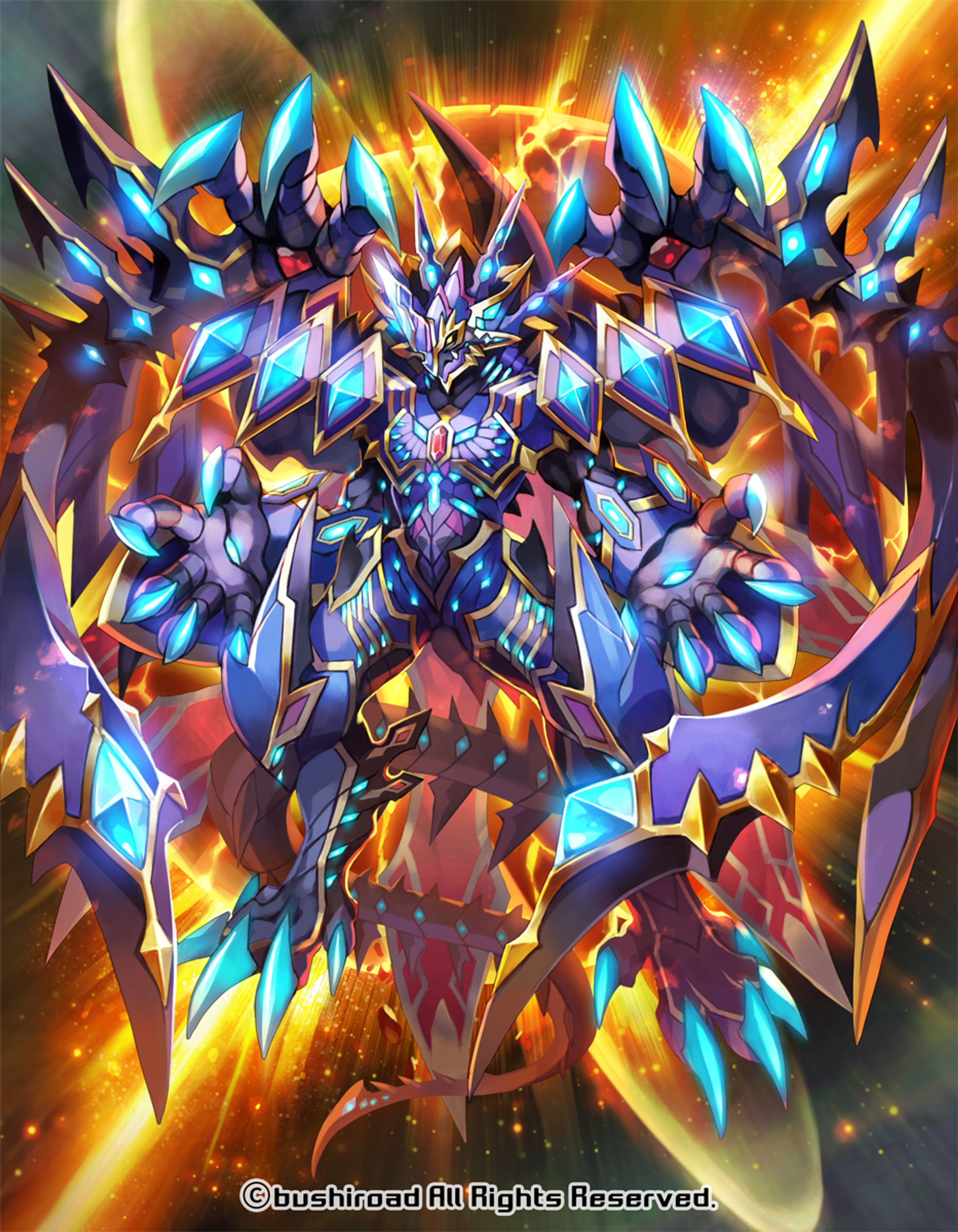 「神バディファイト」無極竜 エンペラー・シャドー・ドラゴン-1