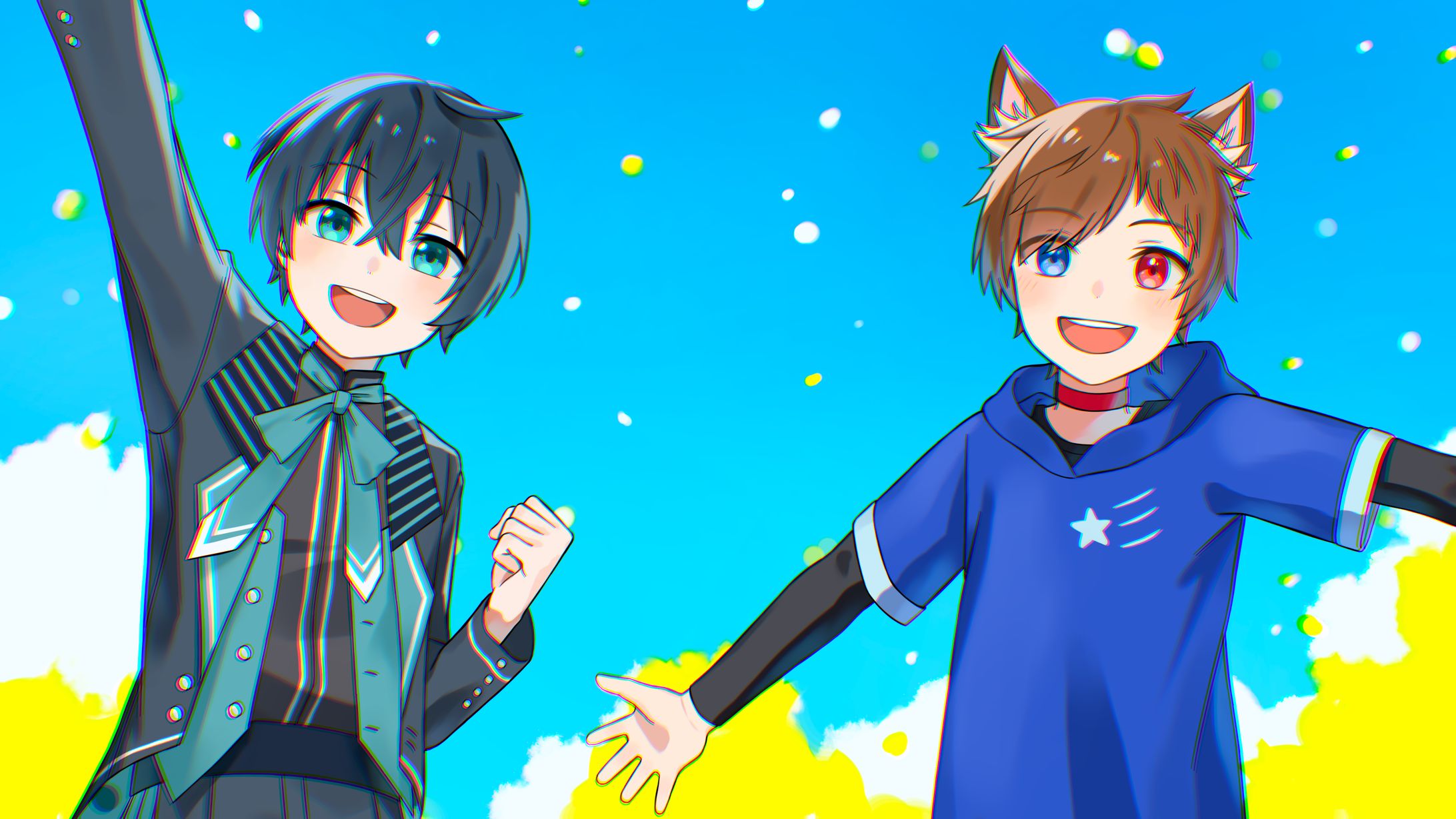 Flyer! Covered by 星宮かずと & 湊萌楓汰 イラスト-1