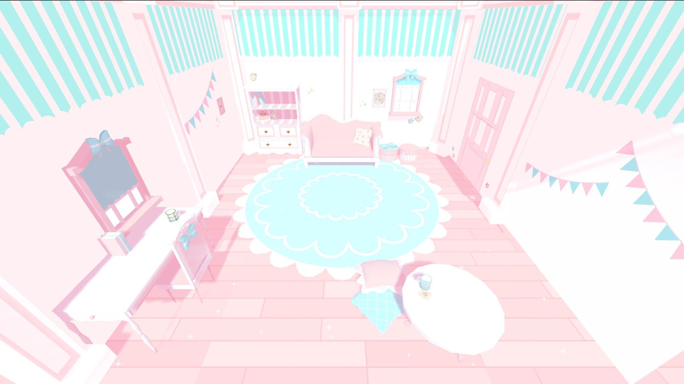 【3D空間】ころねぽちちゃんの5周年記念配信用ステージ＆お部屋制作-1