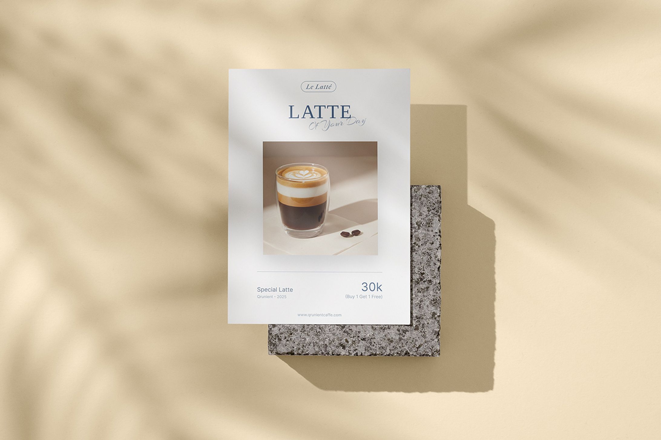 【POP】カフェの広告ポスター-1