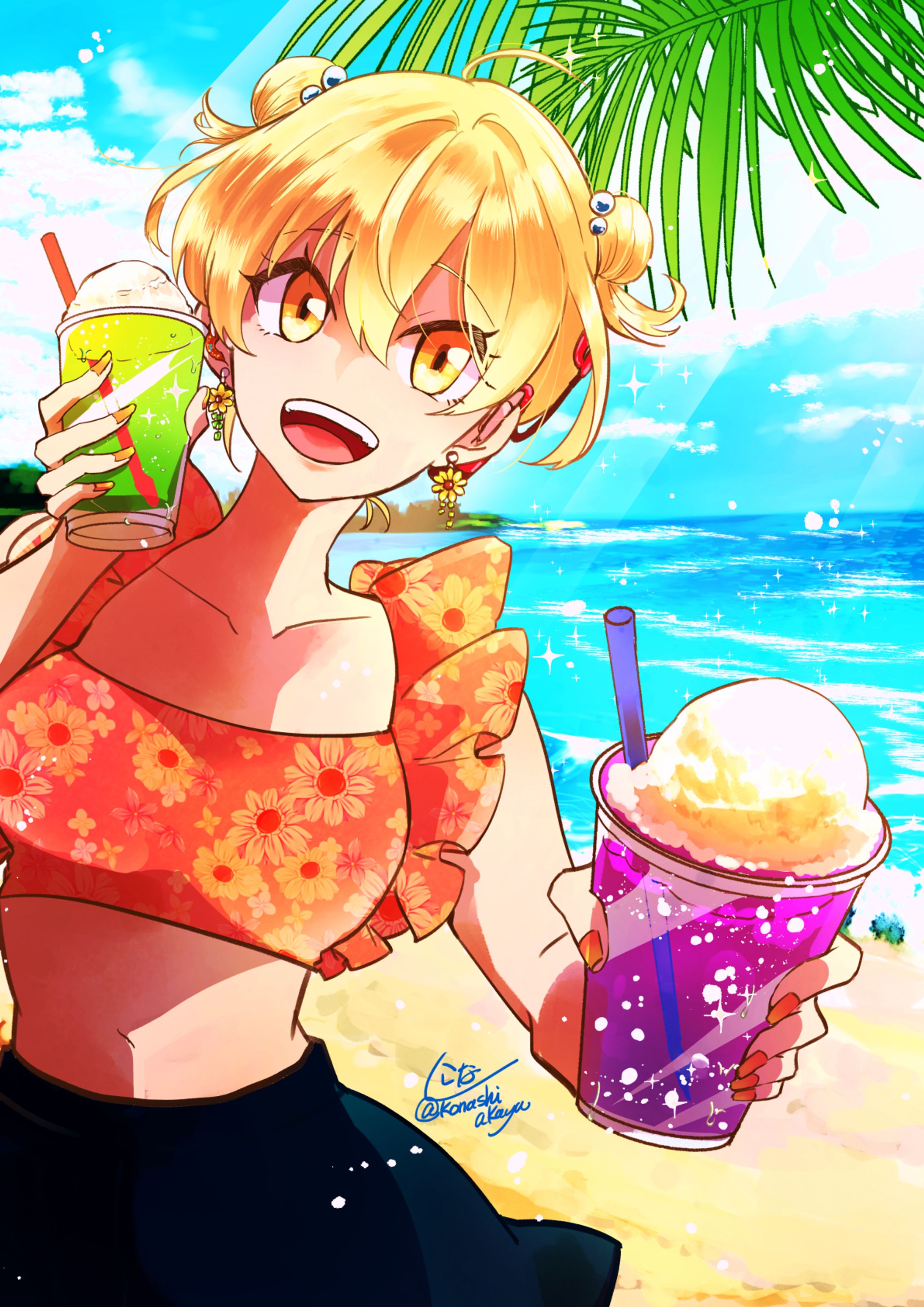 メロンソーダと海月ちゃん-1