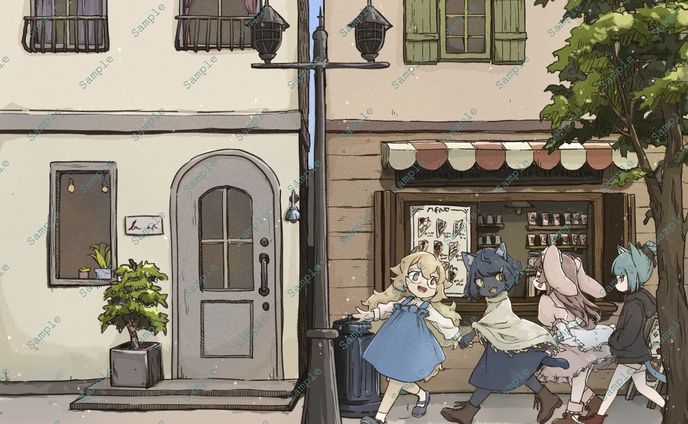 イラスト集2023表紙