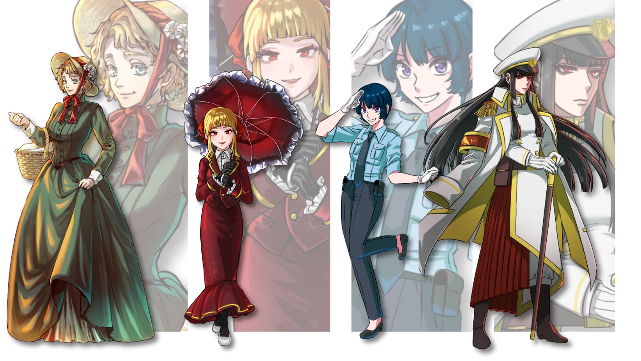 【TRPG】立ち絵　女性-1