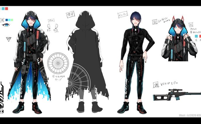 Vtuver・NOIZデザイン