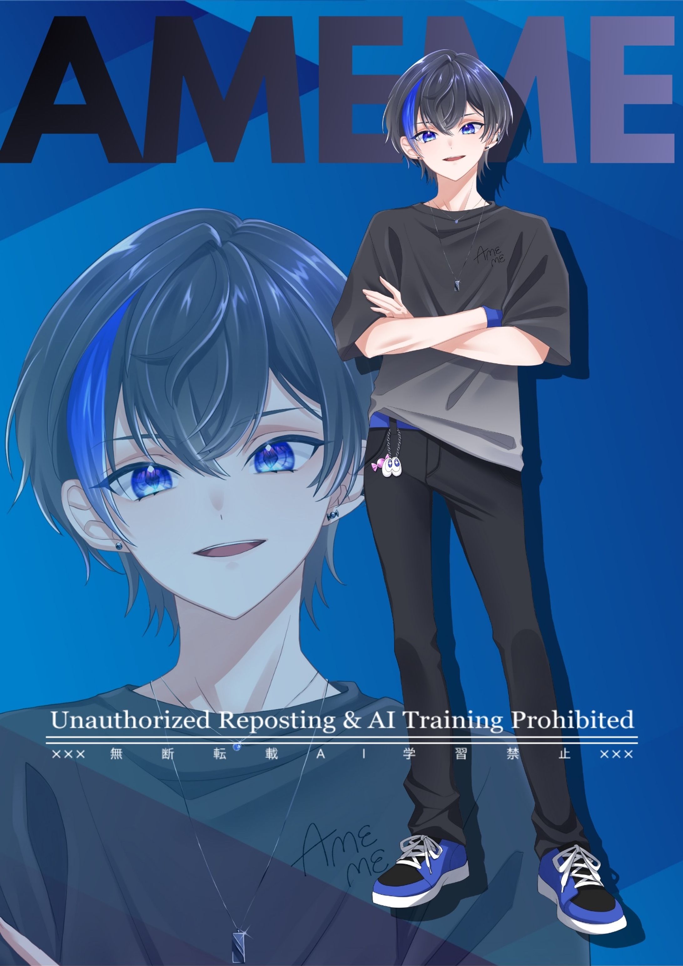 【お仕事】 🍬👀アメメ様 立ち絵イラスト＋衣装デザイン-1