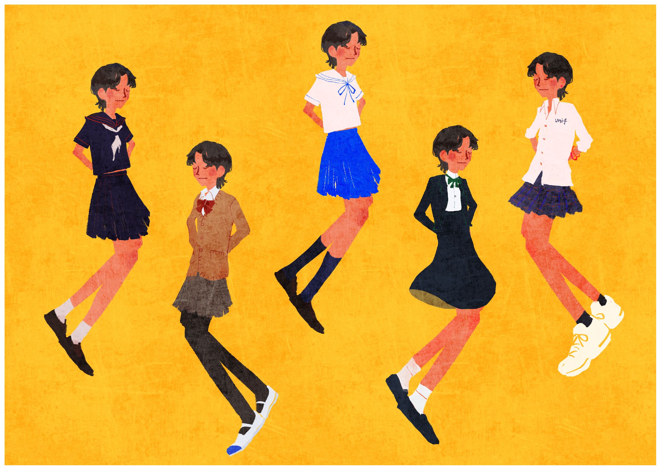 制服のイラスト-1