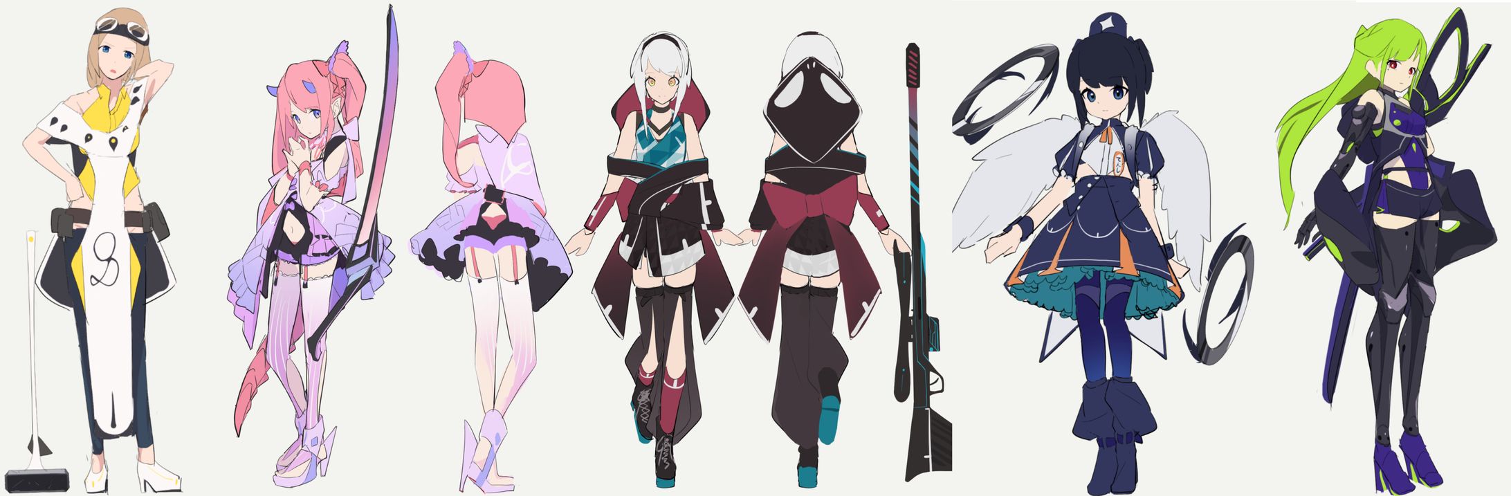 オリジナルキャラクター(ラフ)-1