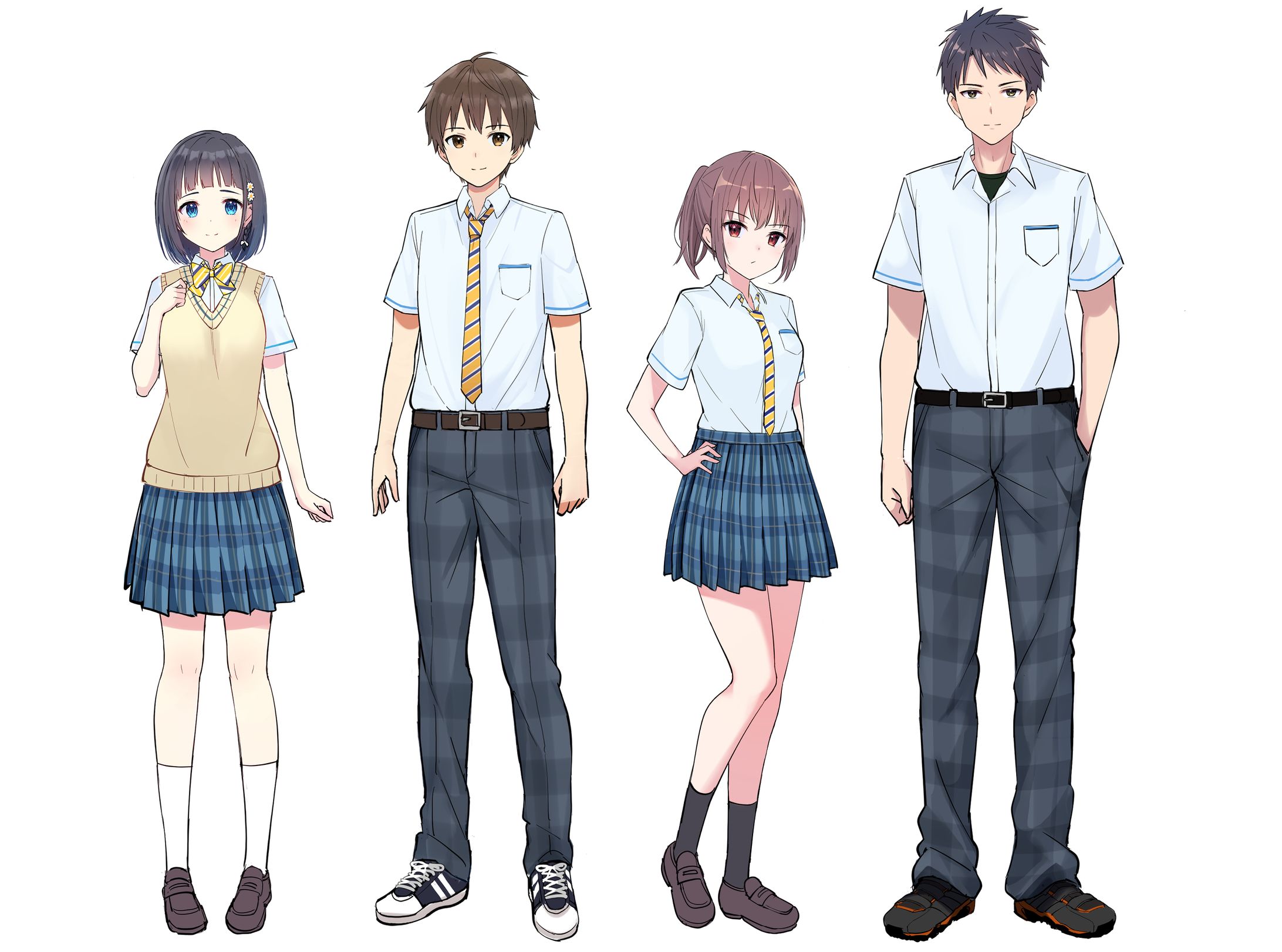 【お仕事】完璧な佐古さんは僕みたいになりたい　キャラデザ-1