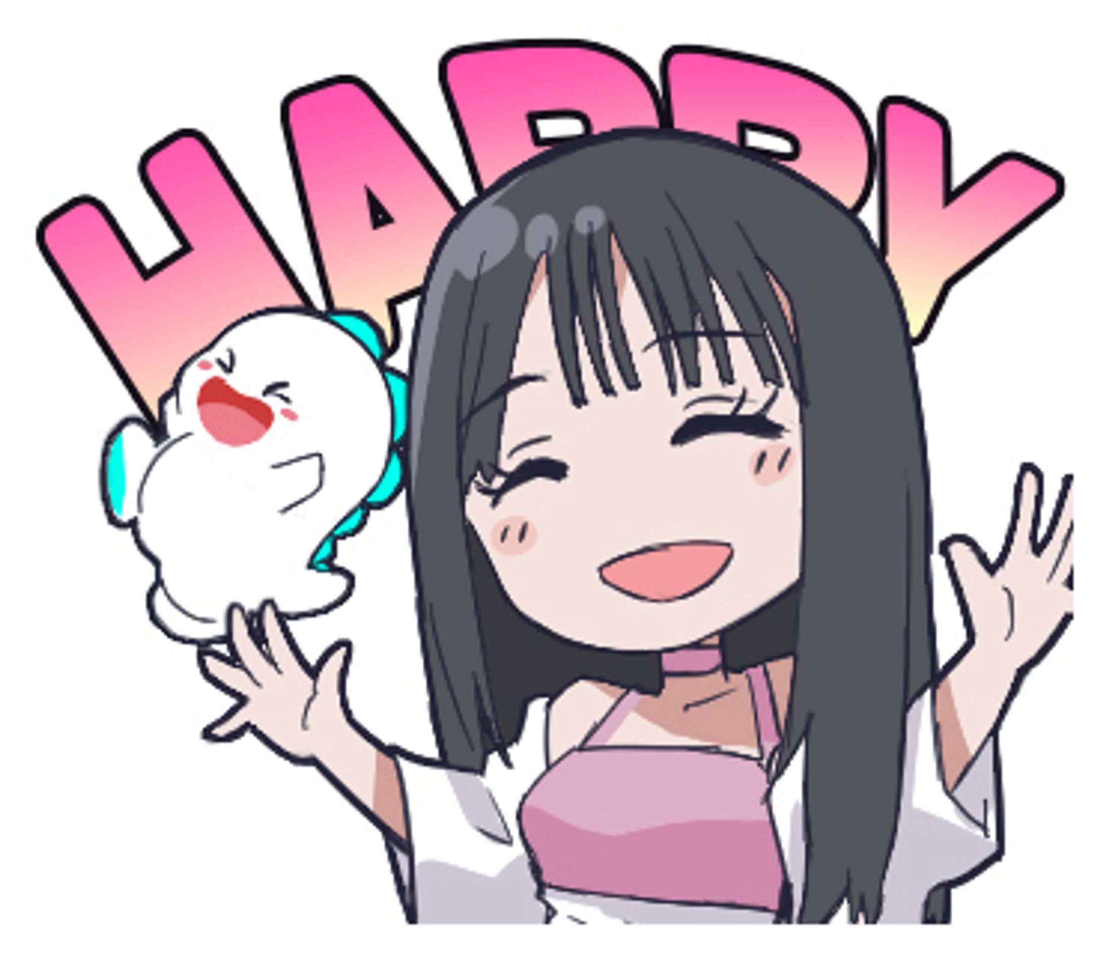 BIGO LIVE公式LINEスタンプ第二弾イラスト-1