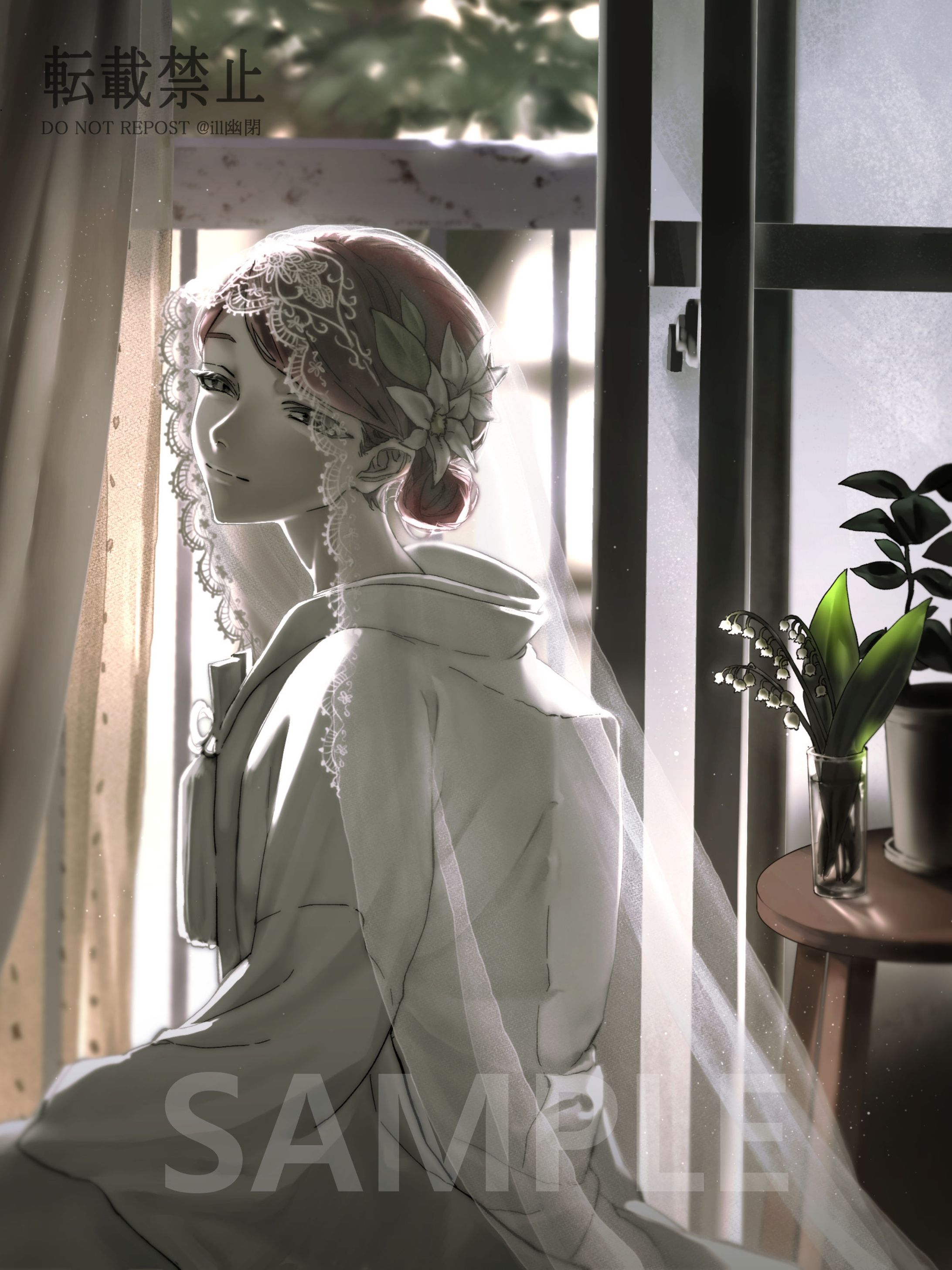 配信用の一枚絵ご依頼 (背景参考元あり-1