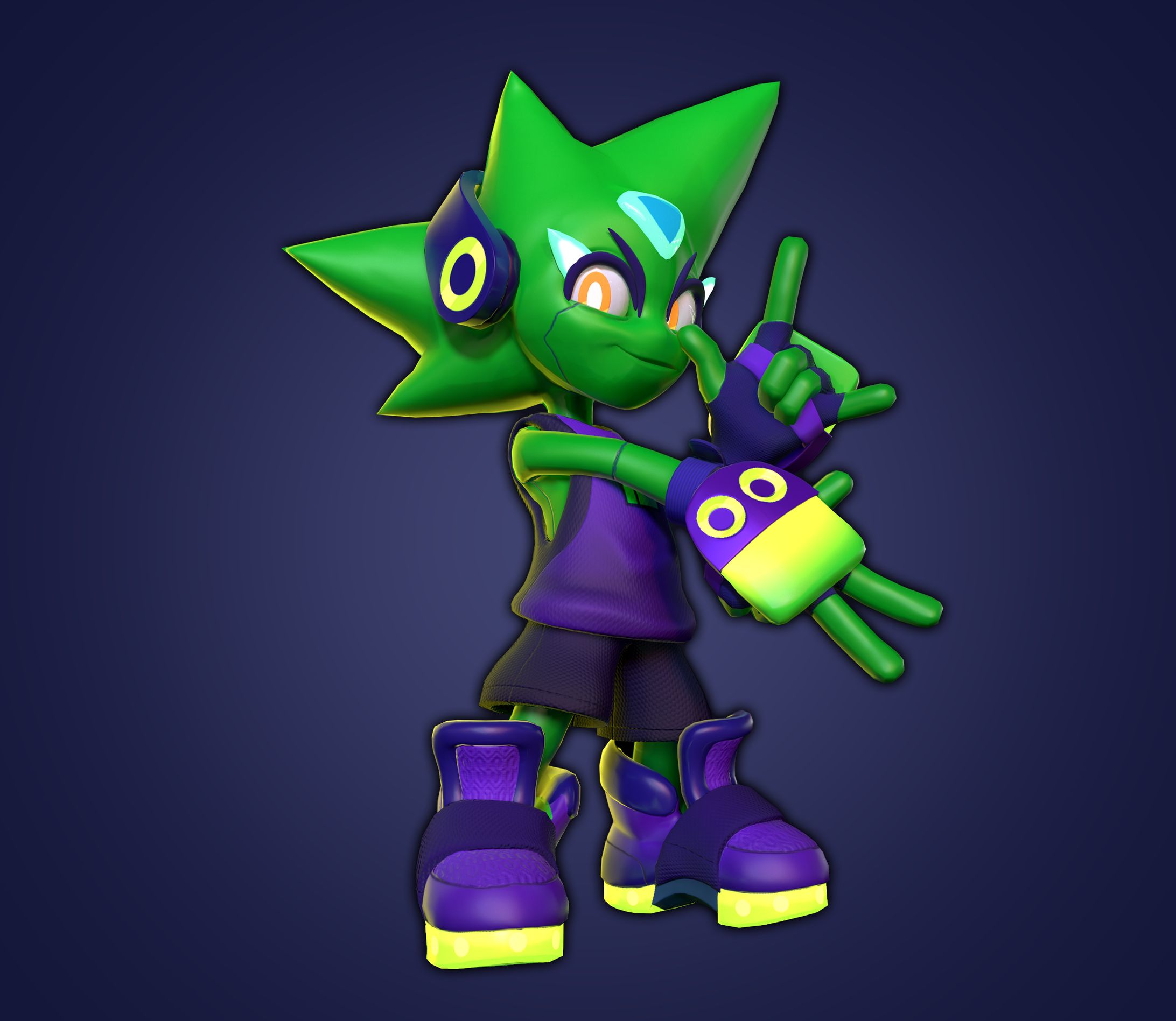 Neon - Game Character-1