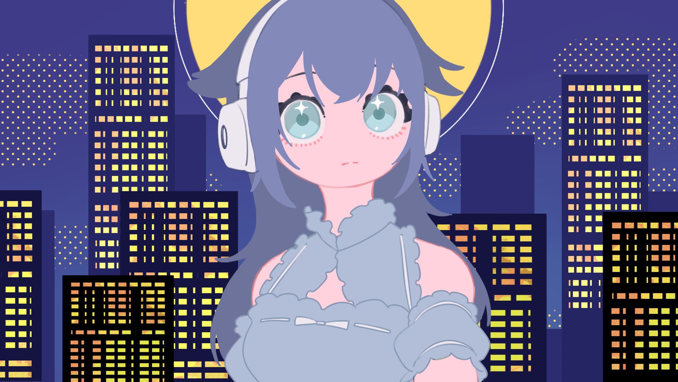 【commission】弱音紗譜様 / 歌ってみたイラスト担当-1