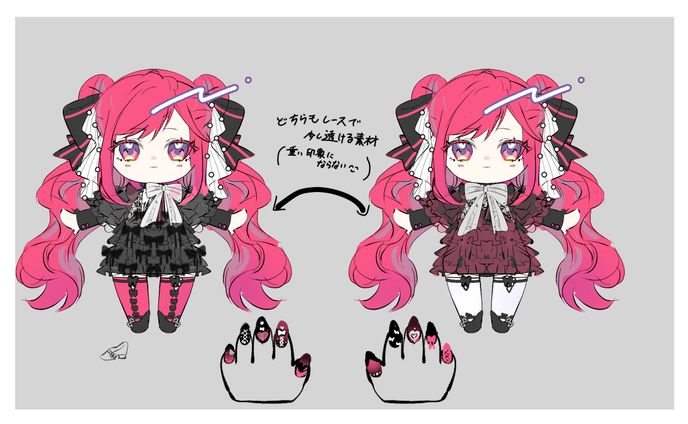 キャラデザ