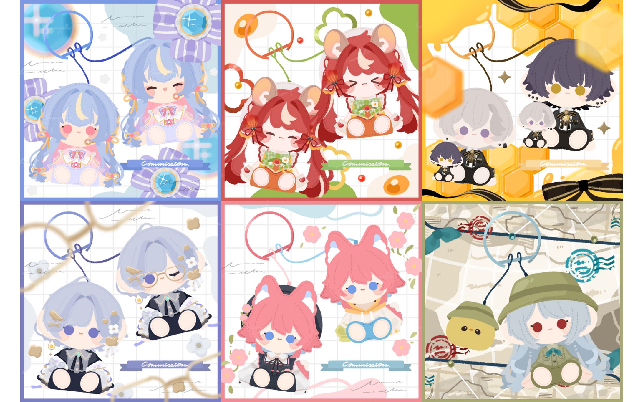 ぬいぐるみ風イラスト（Skebまとめ）-1