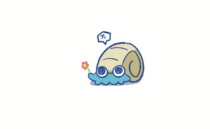 お花をくれるオムナイト