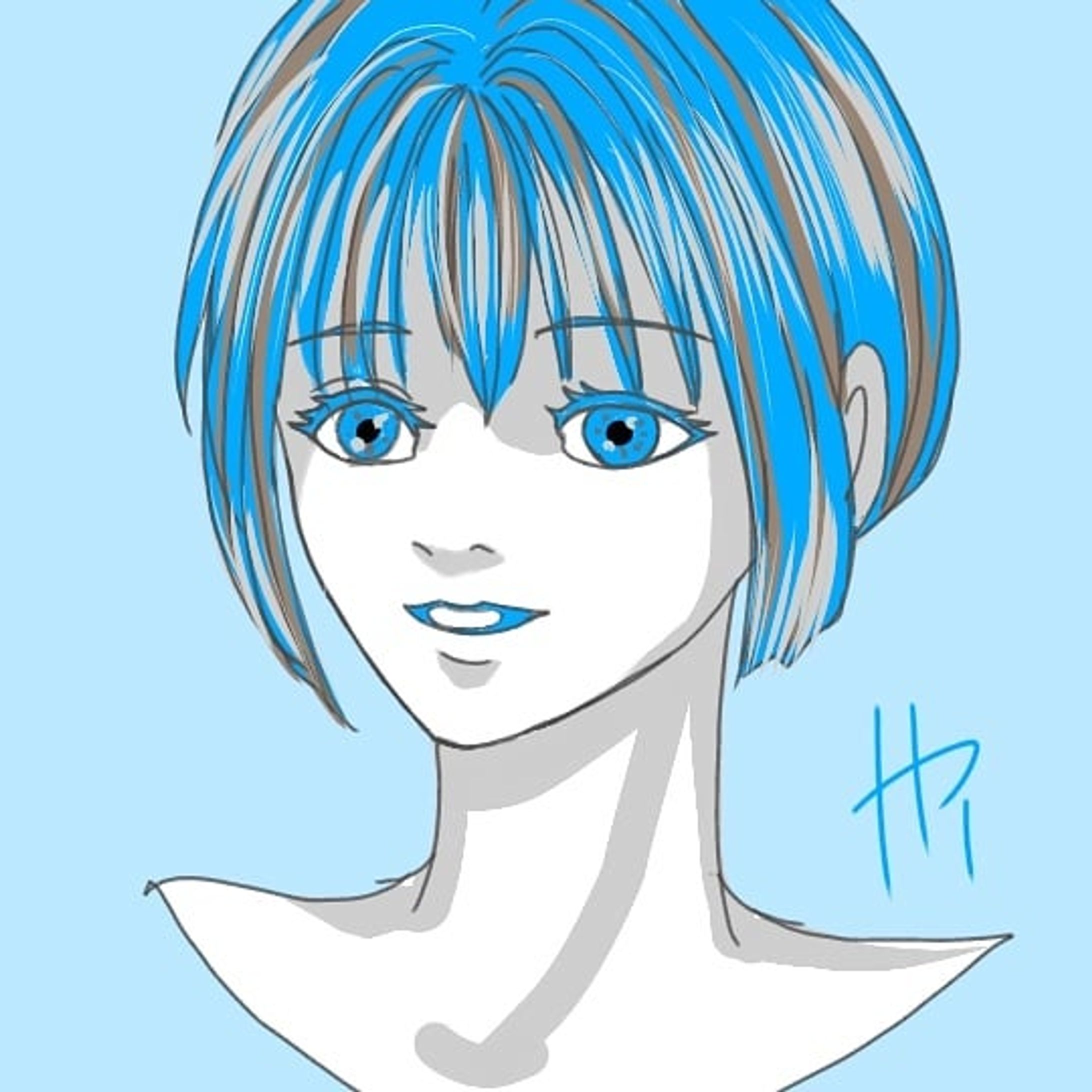 単色イラスト
#絵描きさんと繋がりたい 
#イラスト好きな人と繋がりたい 
#イラストレーター 
#デジタルイラスト 
#秋の創作クラスタフォロー祭り-1