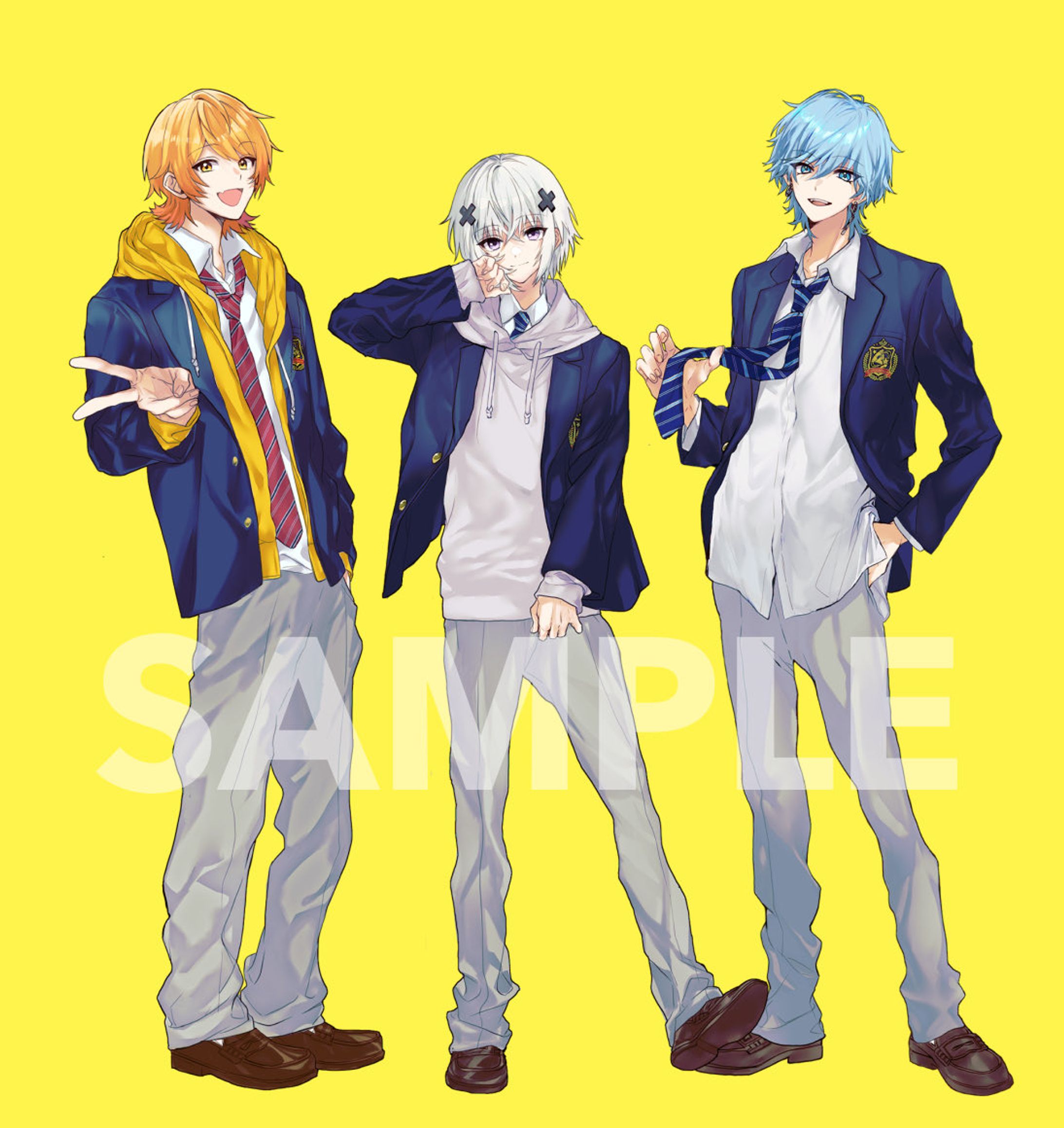 AMPTAKxCOLORS様/めておら様 オリジナルコラボ楽曲「さぁ！彩レインボー」一部MVイラスト-1