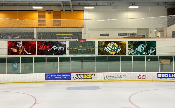 Avis Alaska Sports Complex Wall Graphic