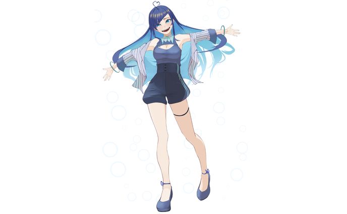 【ご依頼】全身イラスト　水田瑠璃様