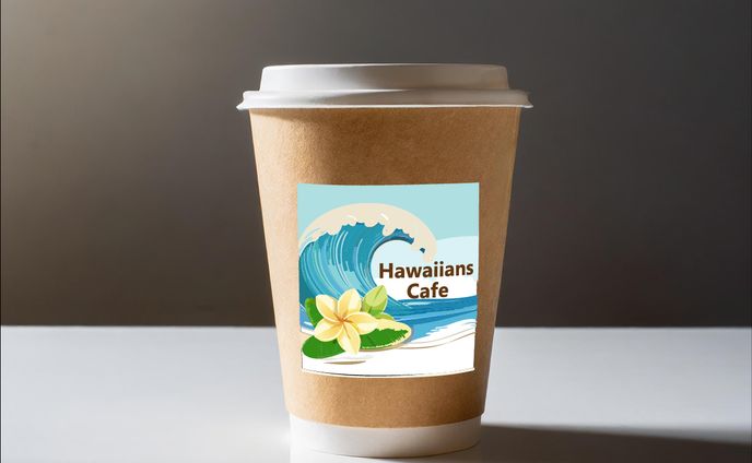 カフェロゴ　モックアップ