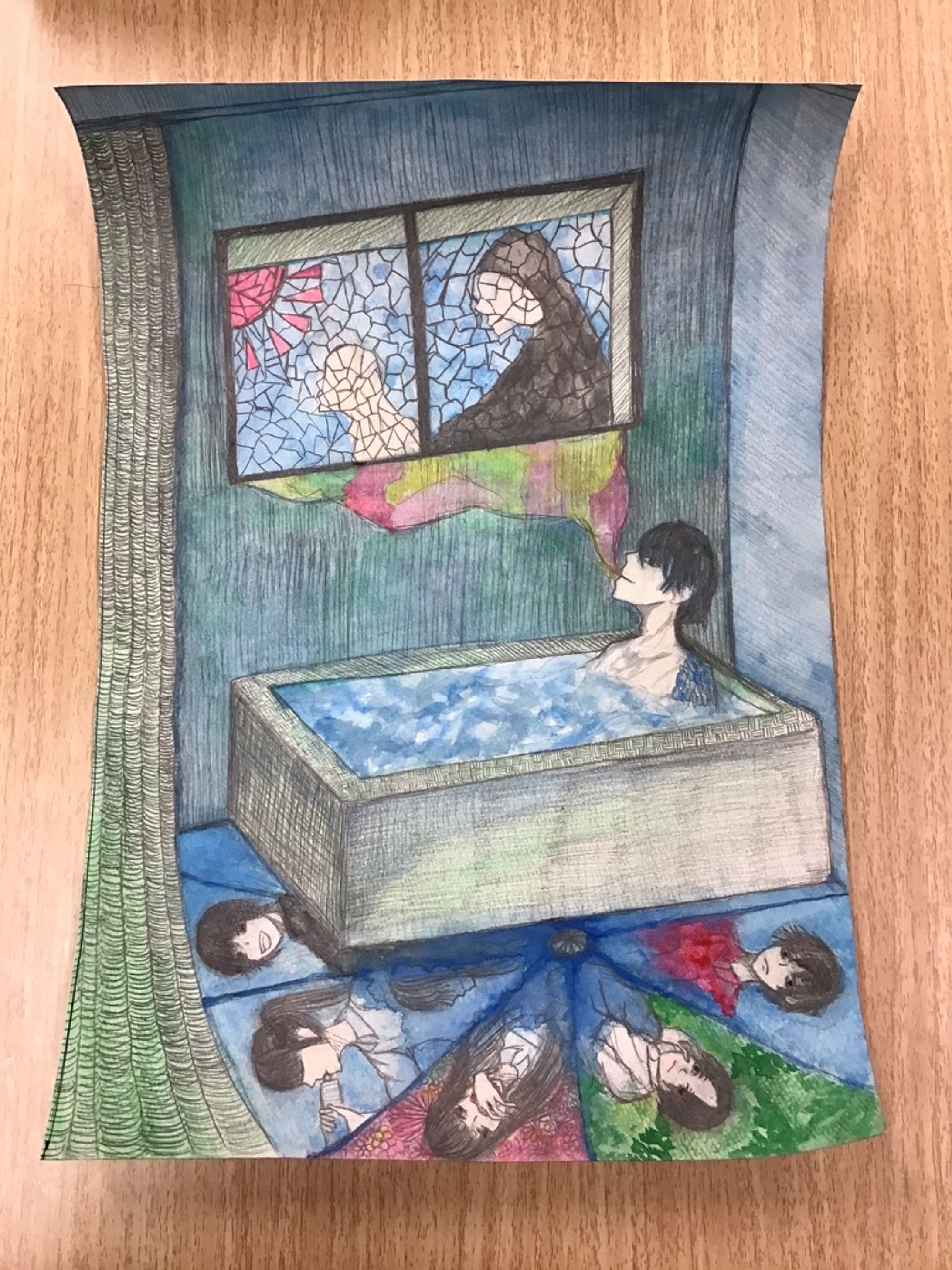 【受賞】【読書感想画】カカノムモノ-1