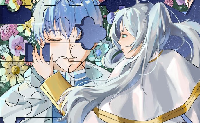 Frieren & Himmel fanart