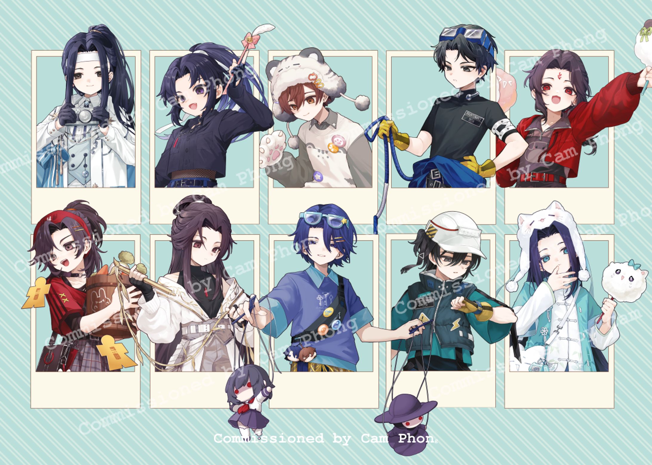 【お仕事】Cam Phong社様　13周年記念グッズ-1