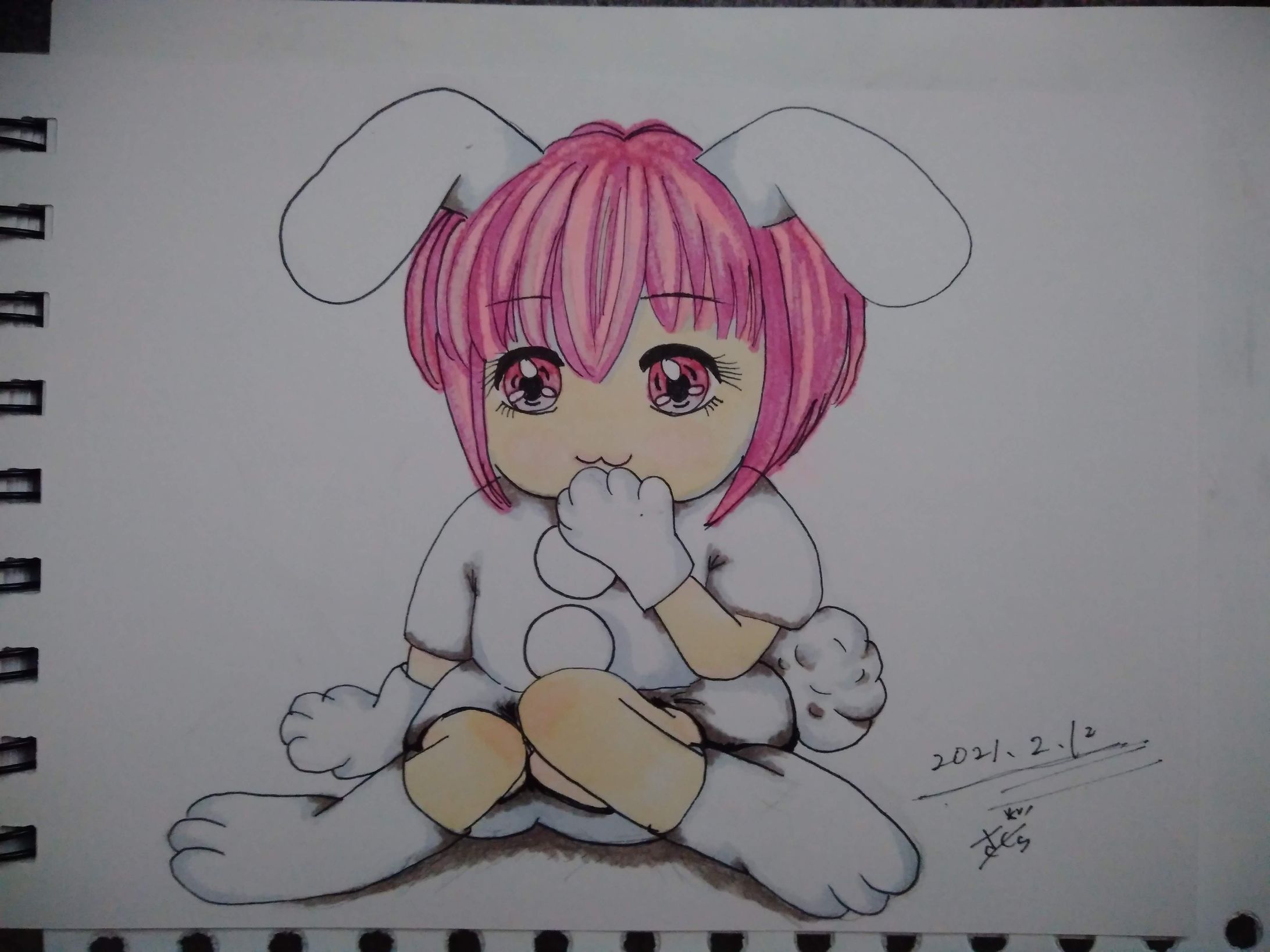 アナログイラストsample画像④-1