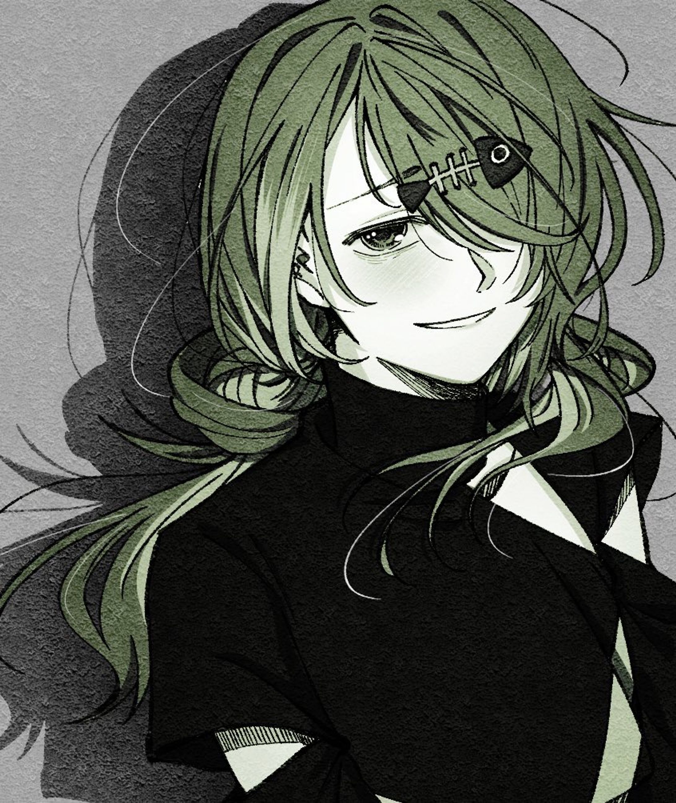 【イラスト】シンプル塗りの一枚絵-1