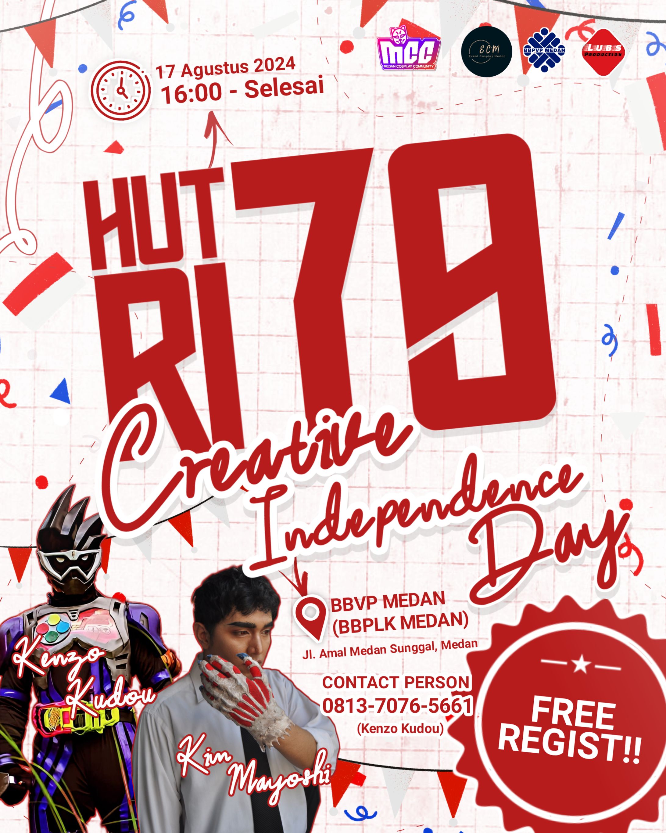 Hut Ri 79 - Cosplay Event Poster-1