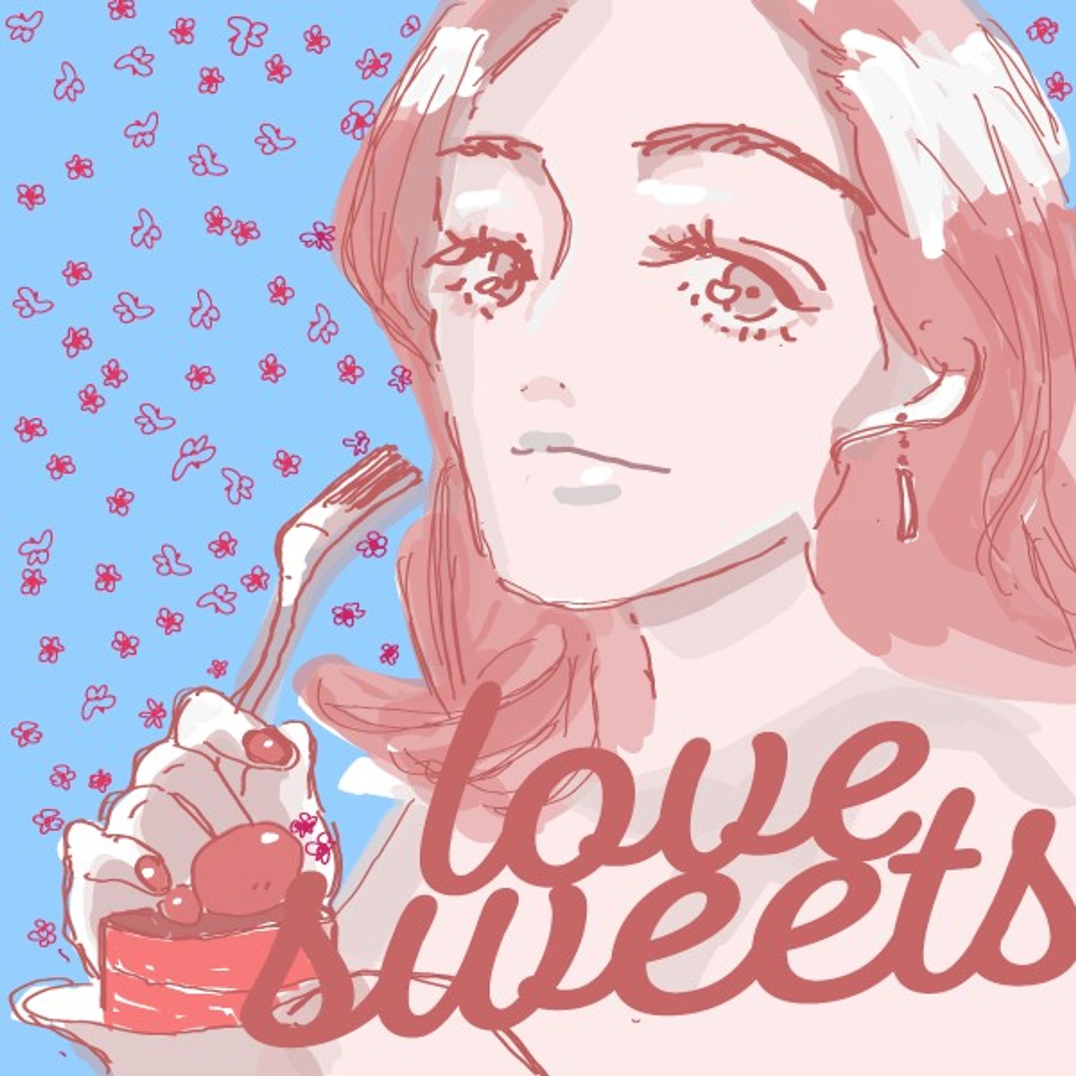 日常イラスト｜love sweets-1