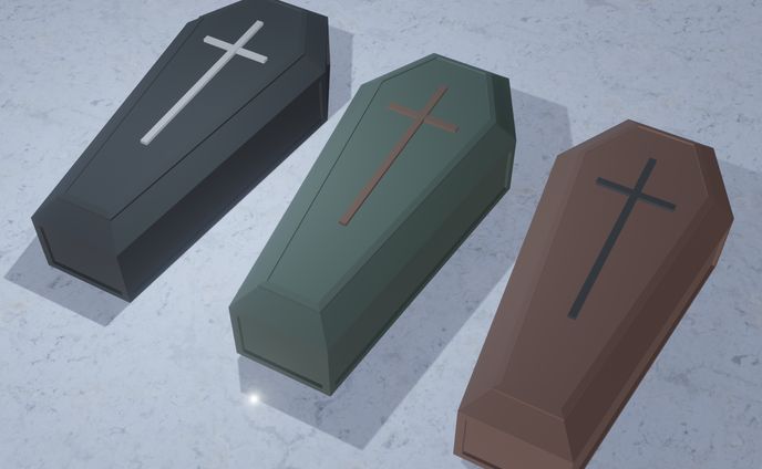 棺_3Dモデル