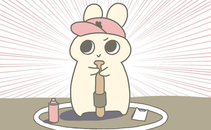 ネクストバッターズうさたん🐰
#イラスト #オリジナルイラスト #野球 #うさぎ