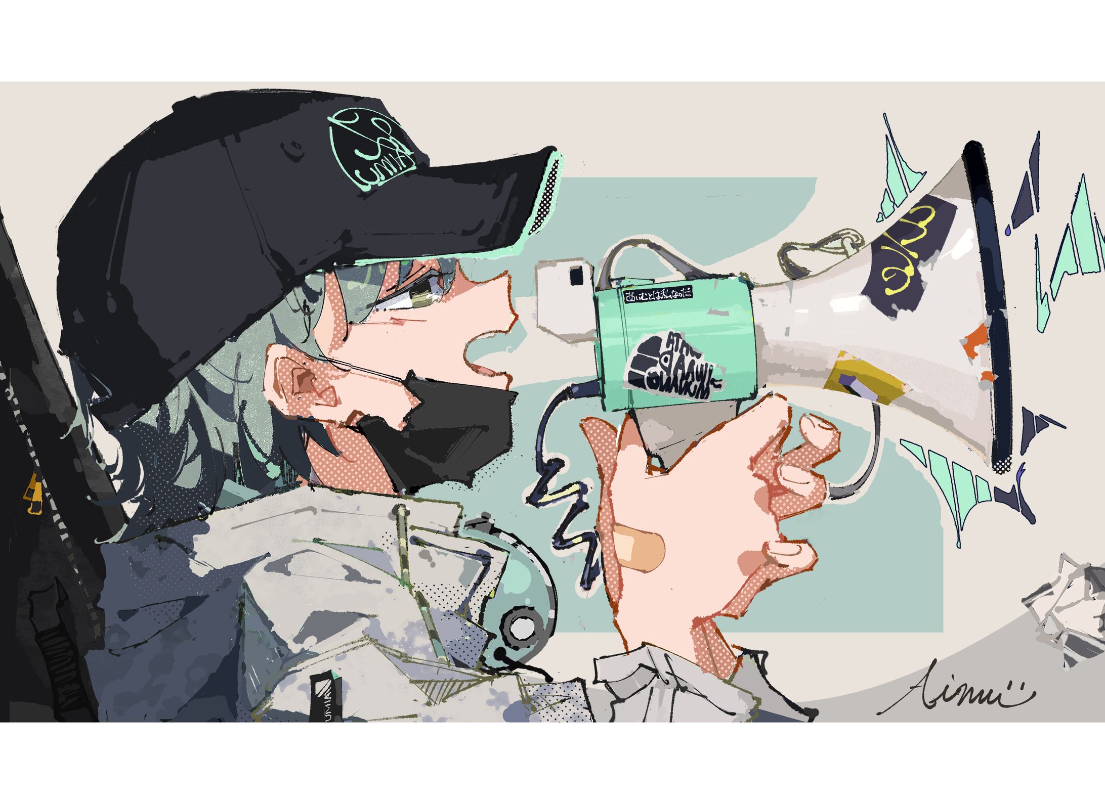 呼びかける子-1