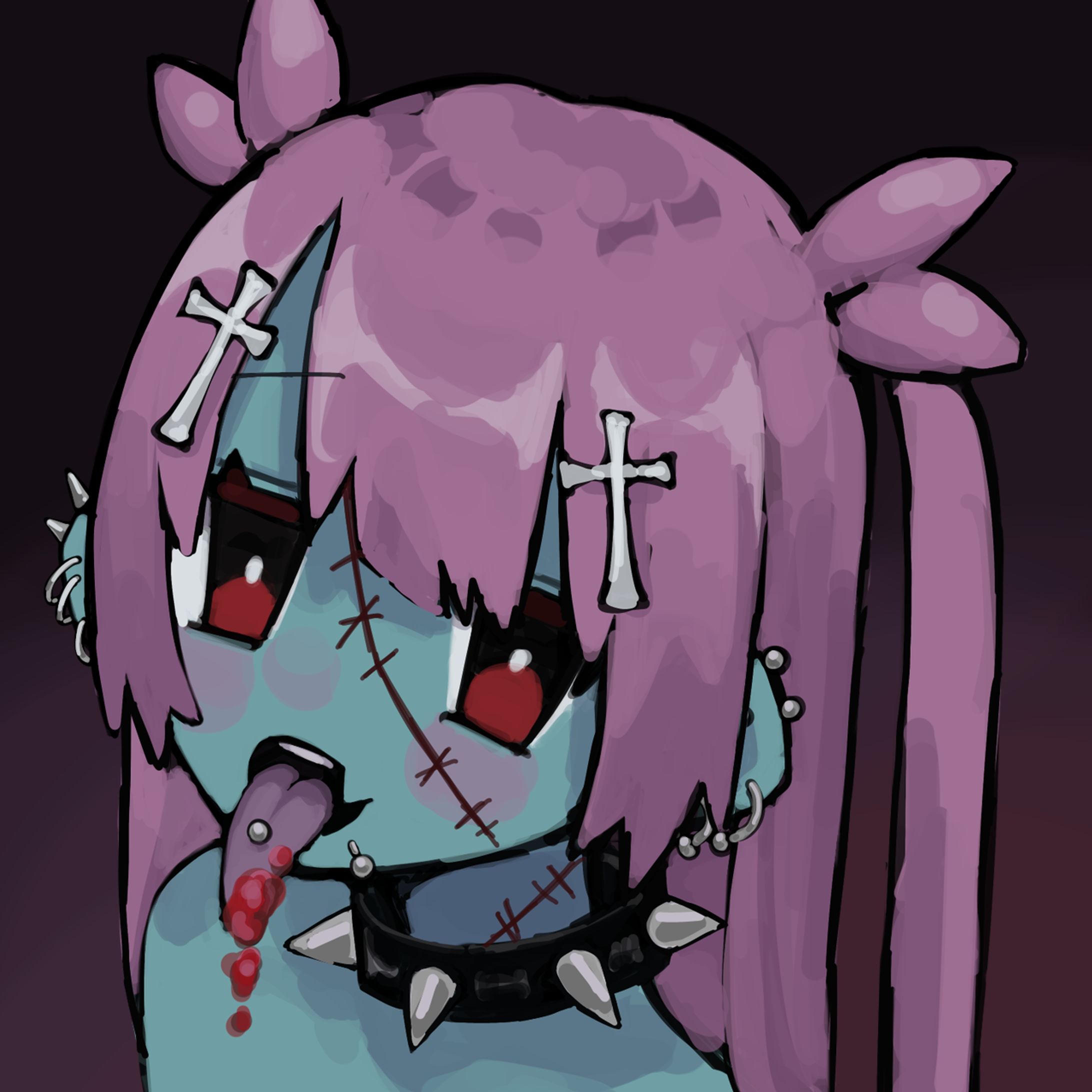 イラスト / しじみもちハロウィン用イラスト-1