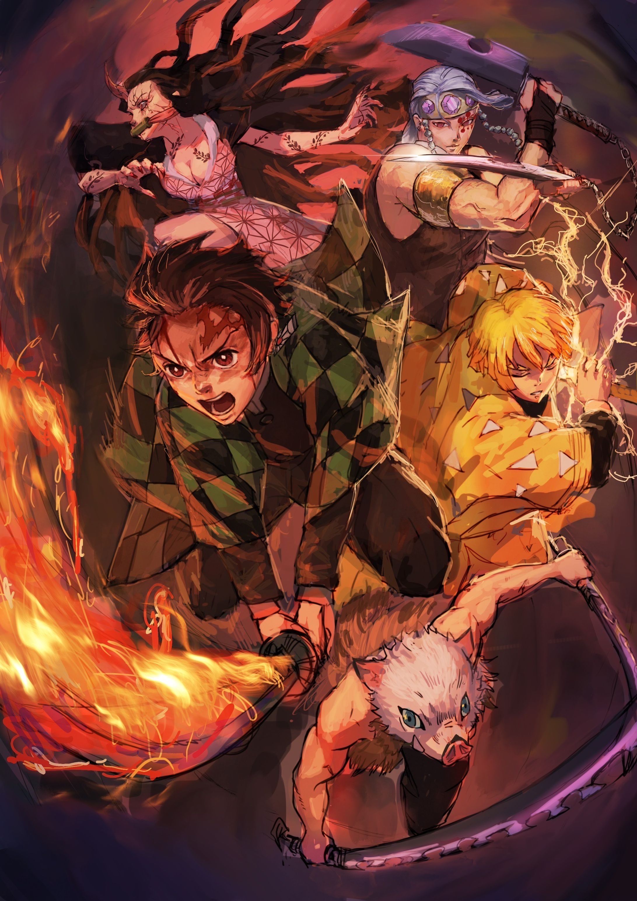 鬼滅の刃キービジュアル-1