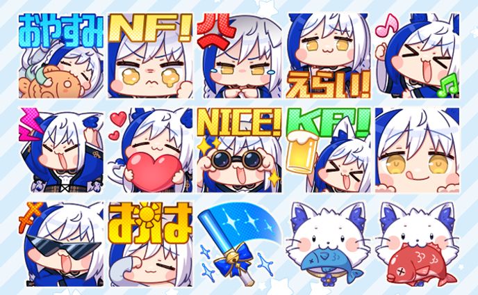 蒼宮よづり様 メンバーシップスタンプ･バッジ＆LINEスタンプ