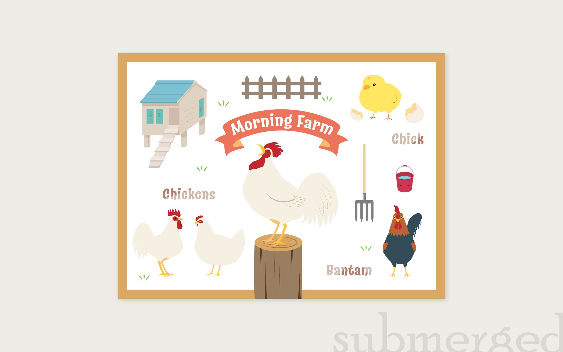 にわとり素材-1