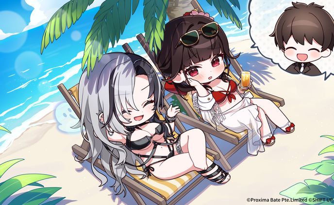 NIKKE　デイリーニュース様　海の日イラスト