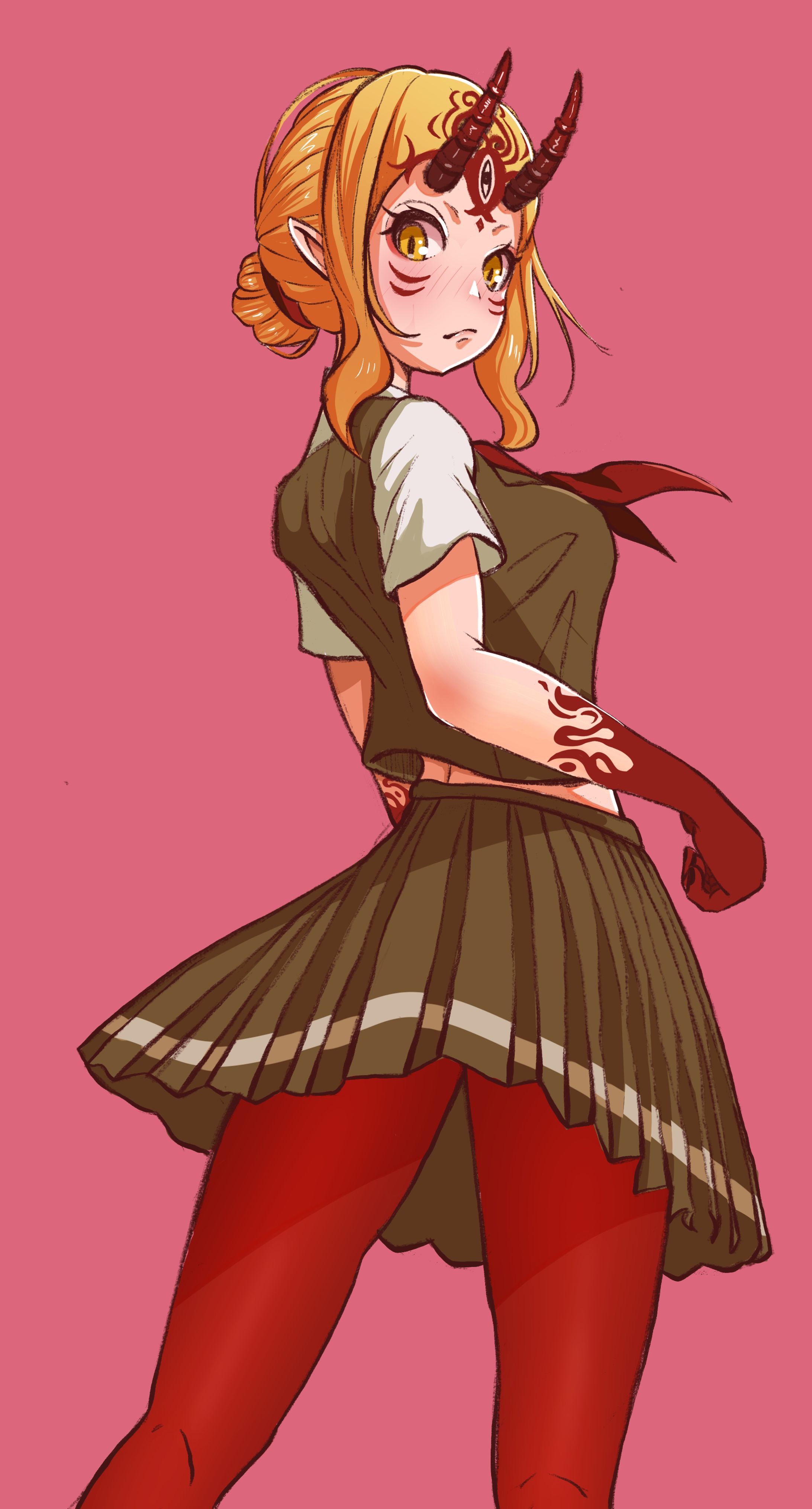 いばらぎん　制服姿-1